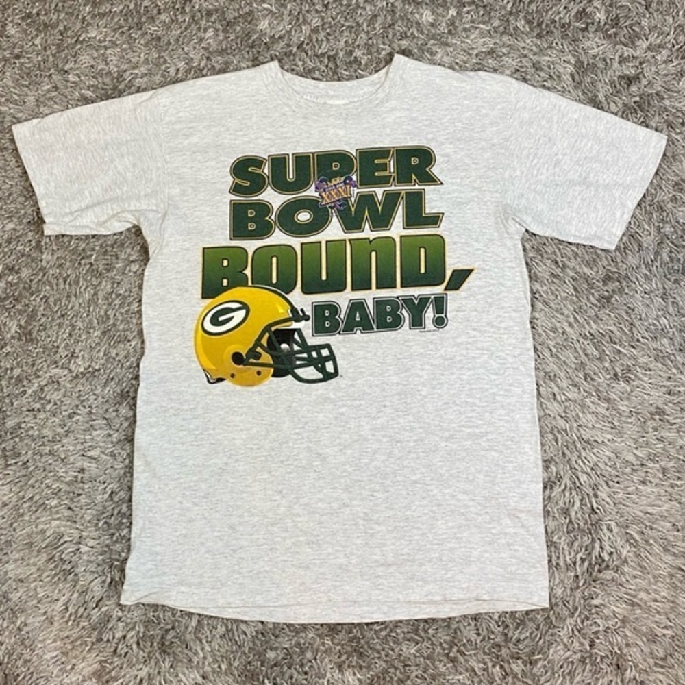 Vintage Green Bay Packers T Shirt NFL Super Bowl